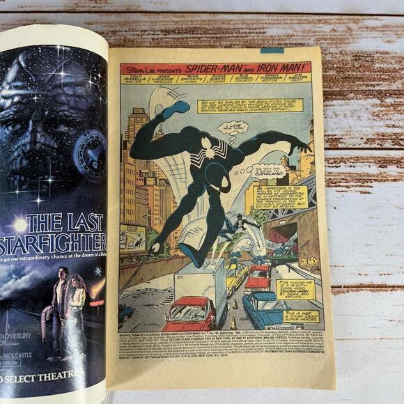 Marvel Team-Up #145 Spider-Man & Iron Man 1984 Copper Age Comic Book - Picture 3 of 5